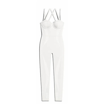 adidas Ivy Park Knit Catsuit Core White