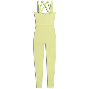 adidas Ivy Park Knit Catsuit Yellow Tint