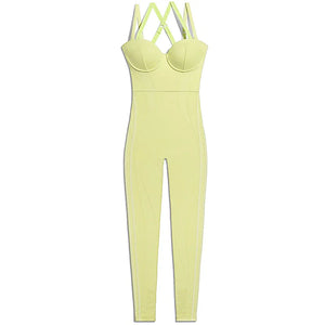 adidas Ivy Park Knit Catsuit Yellow Tint