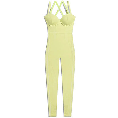 adidas Ivy Park Knit Catsuit Yellow Tint