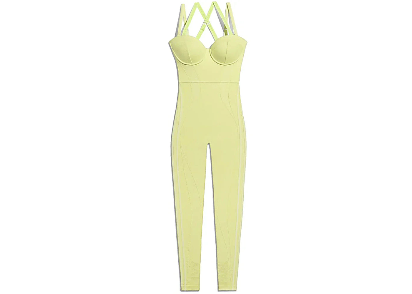 adidas Ivy Park Knit Catsuit Yellow Tint