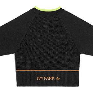adidas Ivy Park Knit Crop Top Black/Mesa