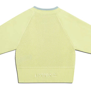 adidas Ivy Park Knit Crop Top (Plus Size) Yellow Tint
