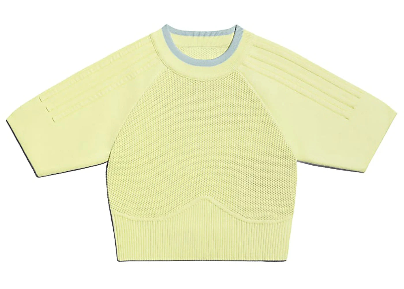 adidas Ivy Park Knit Crop Top (Plus Size) Yellow Tint