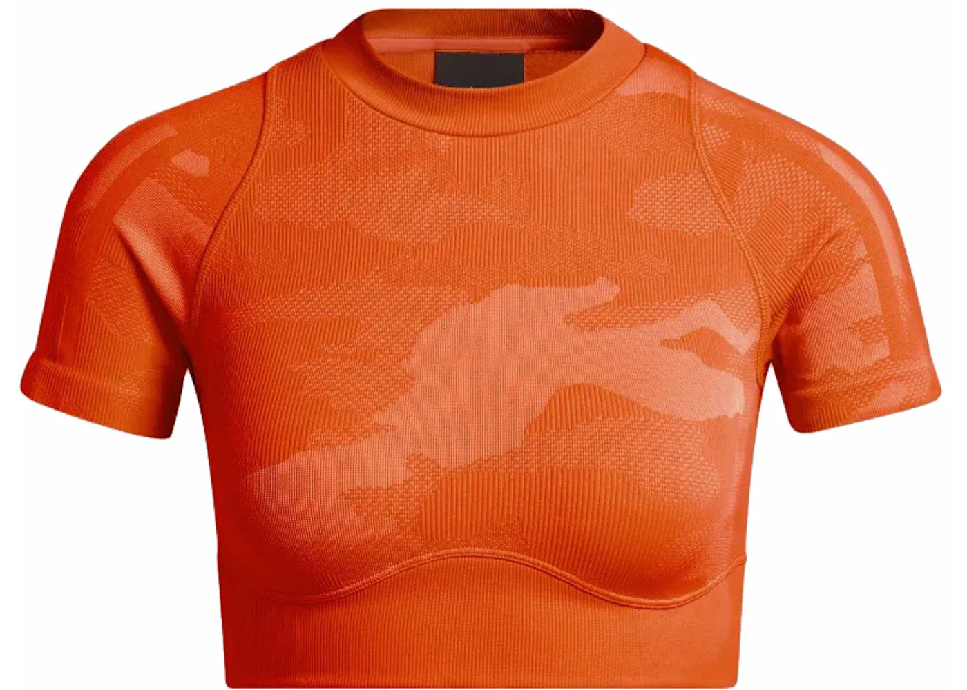 adidas Ivy Park Knit Crop Top Solar Orange