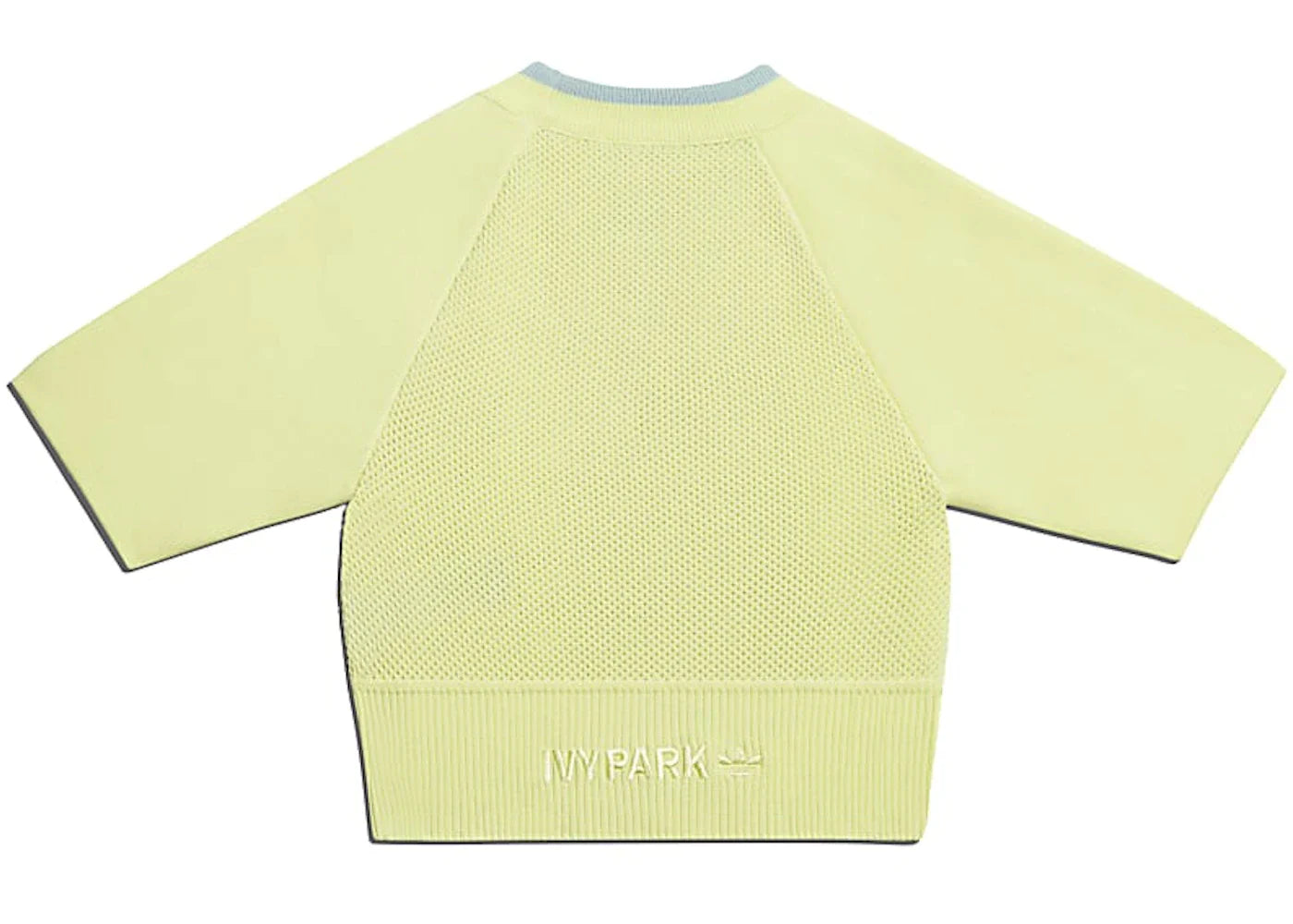 adidas Ivy Park Knit Crop Top Yellow Tint