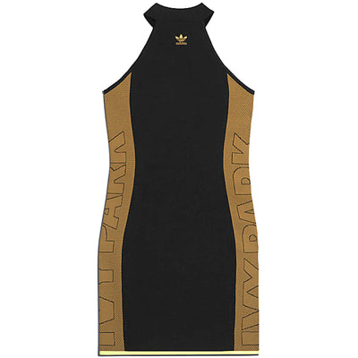 adidas Ivy Park Knit Logo Dress Black/Mesa