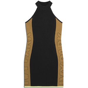 adidas Ivy Park Knit Logo Dress Black/Mesa