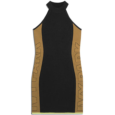 adidas Ivy Park Knit Logo Dress (Plus Size) Black/Mesa