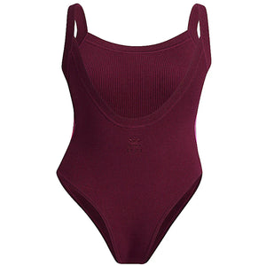 adidas Ivy Park Knit Tank Bodysuit (Plus Size) Cherry Wood
