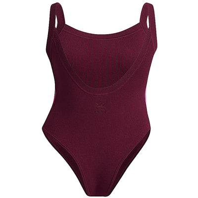 adidas Ivy Park Knit Tank Bodysuit (Plus Size) Cherry Wood