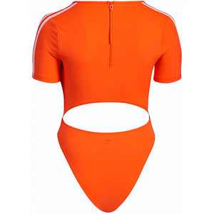 adidas Ivy Park Knot Swimsuit (Plus Size) Solar Orange