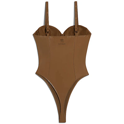adidas Ivy Park Latex Bodysuit Wild Brown