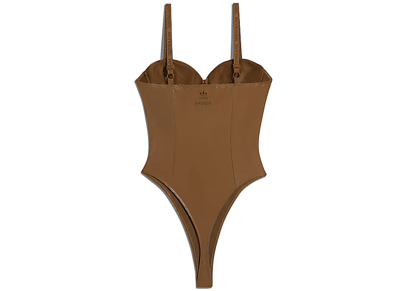 adidas Ivy Park Latex Bodysuit Wild Brown