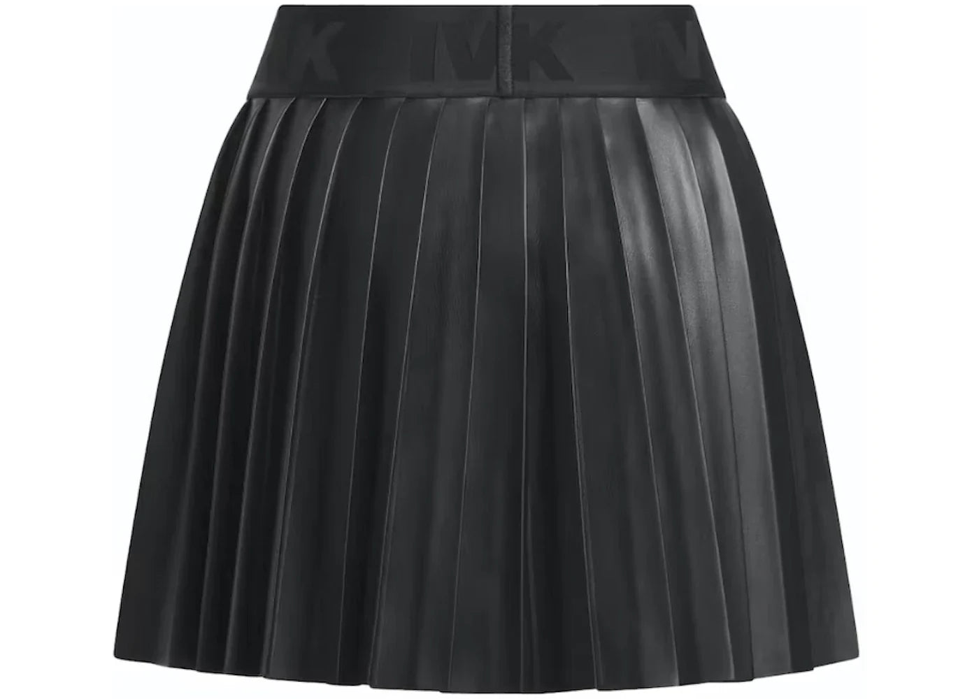 adidas Ivy Park Leather Pleated Mini Skirt (Asia Sizing) Black
