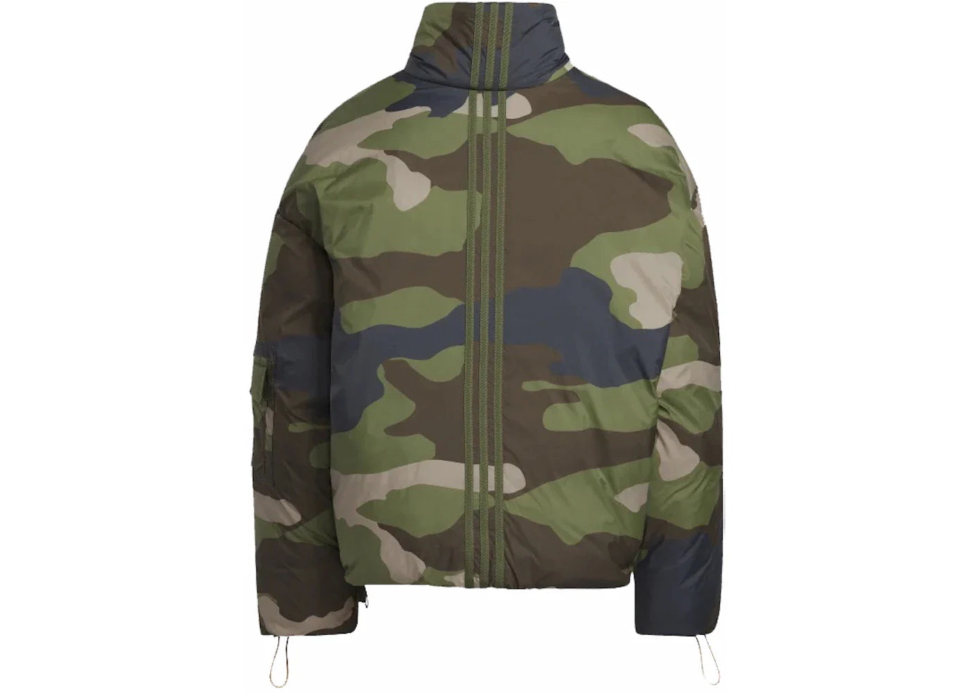adidas Ivy Park Light Nylon Puffer Jacket (All Gender) Camo Print/Solar Orange