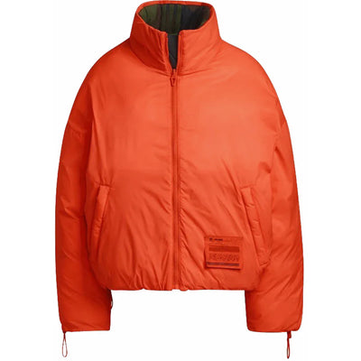 adidas Ivy Park Light Nylon Puffer Jacket (All Gender) Camo Print/Solar Orange