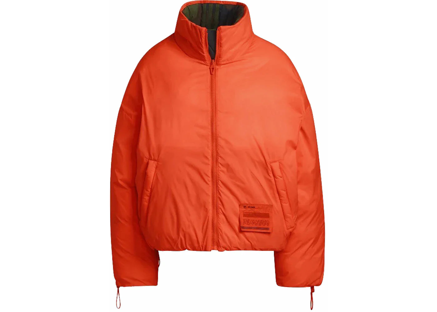 adidas Ivy Park Light Nylon Puffer Jacket (All Gender) Camo Print/Solar Orange