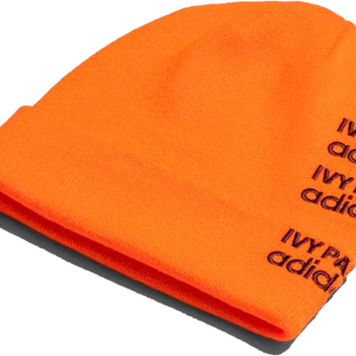 adidas Ivy Park Logo Beanie Solar Orange/Maroon