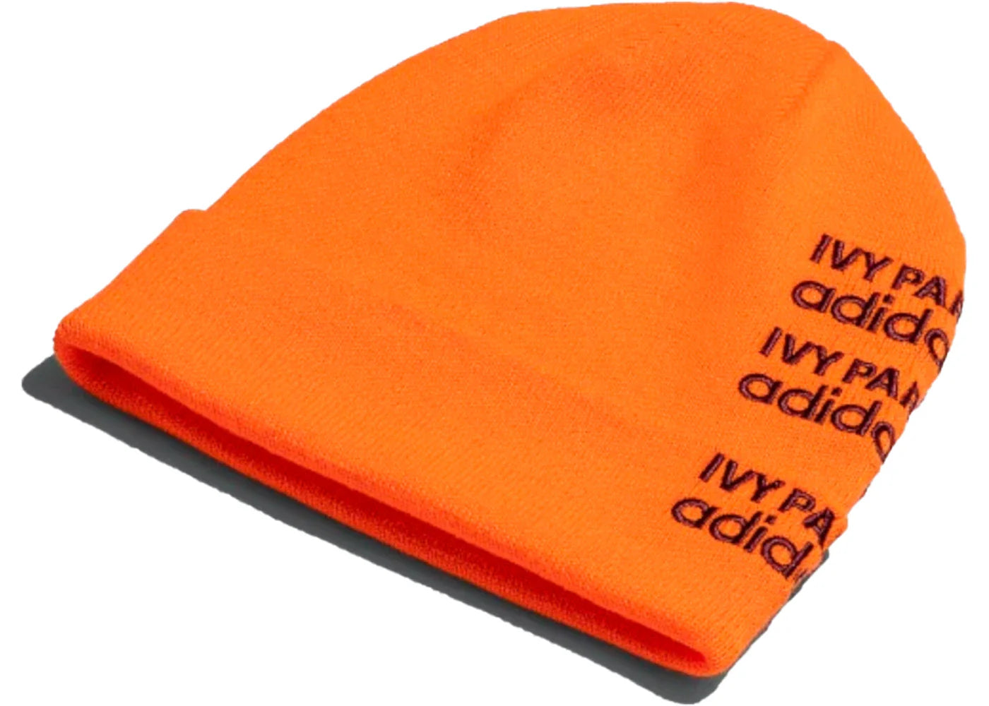 adidas Ivy Park Logo Beanie Solar Orange/Maroon