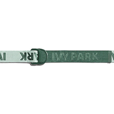 adidas Ivy Park Logo Belt Dark Green/Green Tint