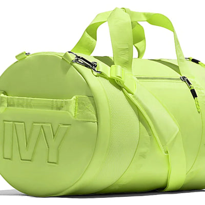 adidas Ivy Park Logo Duffel Bag Hi-Res Yellow