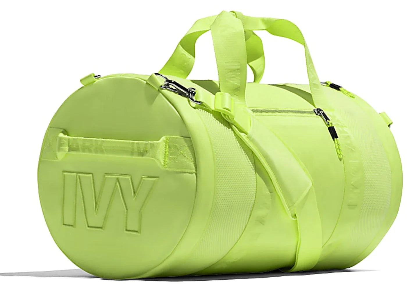 adidas Ivy Park Logo Duffel Bag Hi-Res Yellow