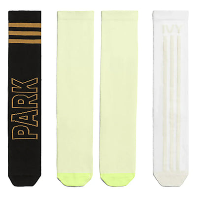 adidas Ivy Park Logo Socks 3-Pack Black/Mesa/White