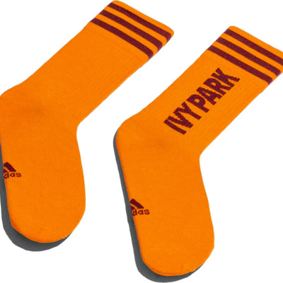 adidas Ivy Park Logo Socks (3 Pair) Dash Grey/Solar Orange/Maroon