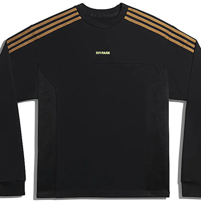 adidas Ivy Park Long Sleeve Crewneck Sweatshirt (Gender Neutral) Black