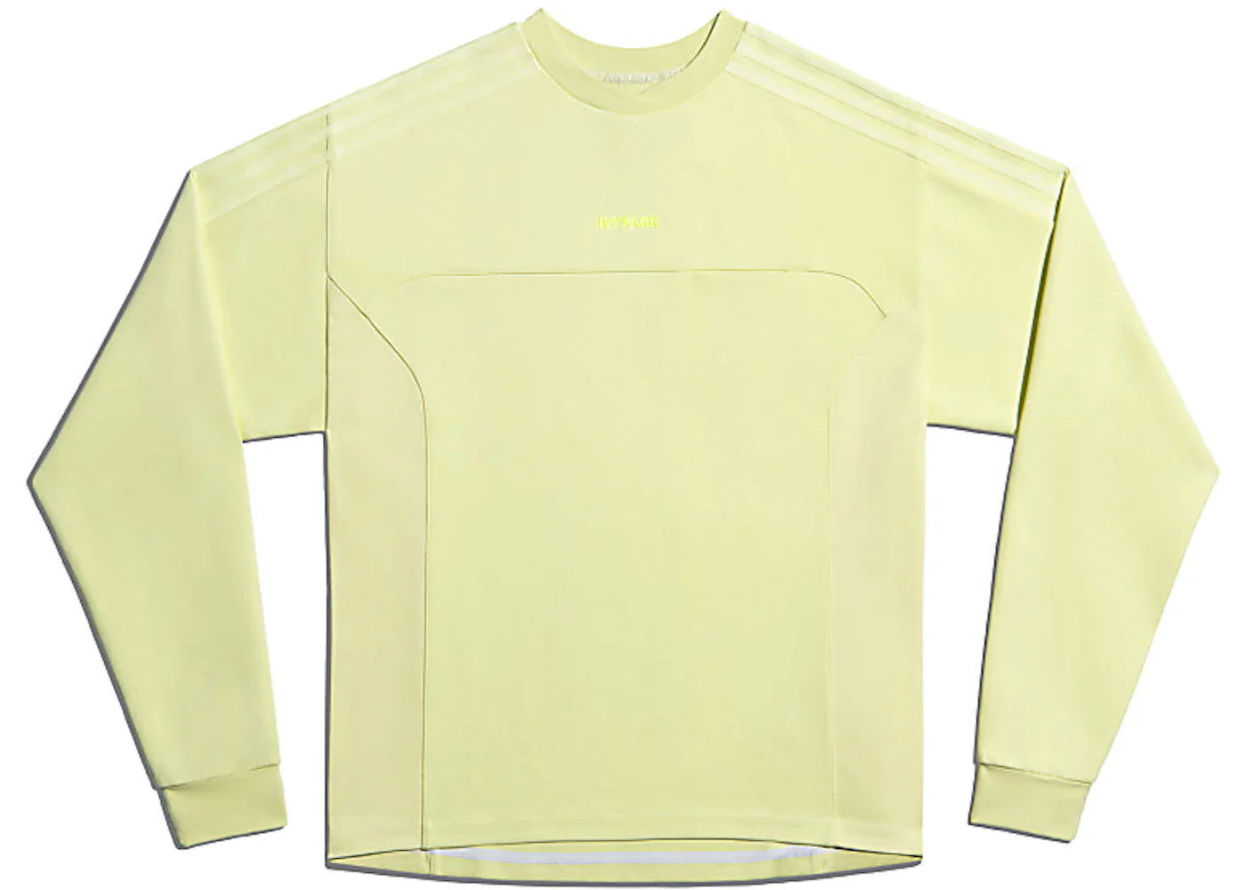 adidas Ivy Park Long Sleeve Crewneck Sweatshirt (Gender Neutral) Yellow Tint