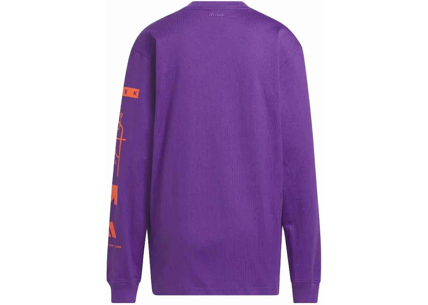 adidas Ivy Park Long Sleeve Graphic Tee (All Gender) Active Purple