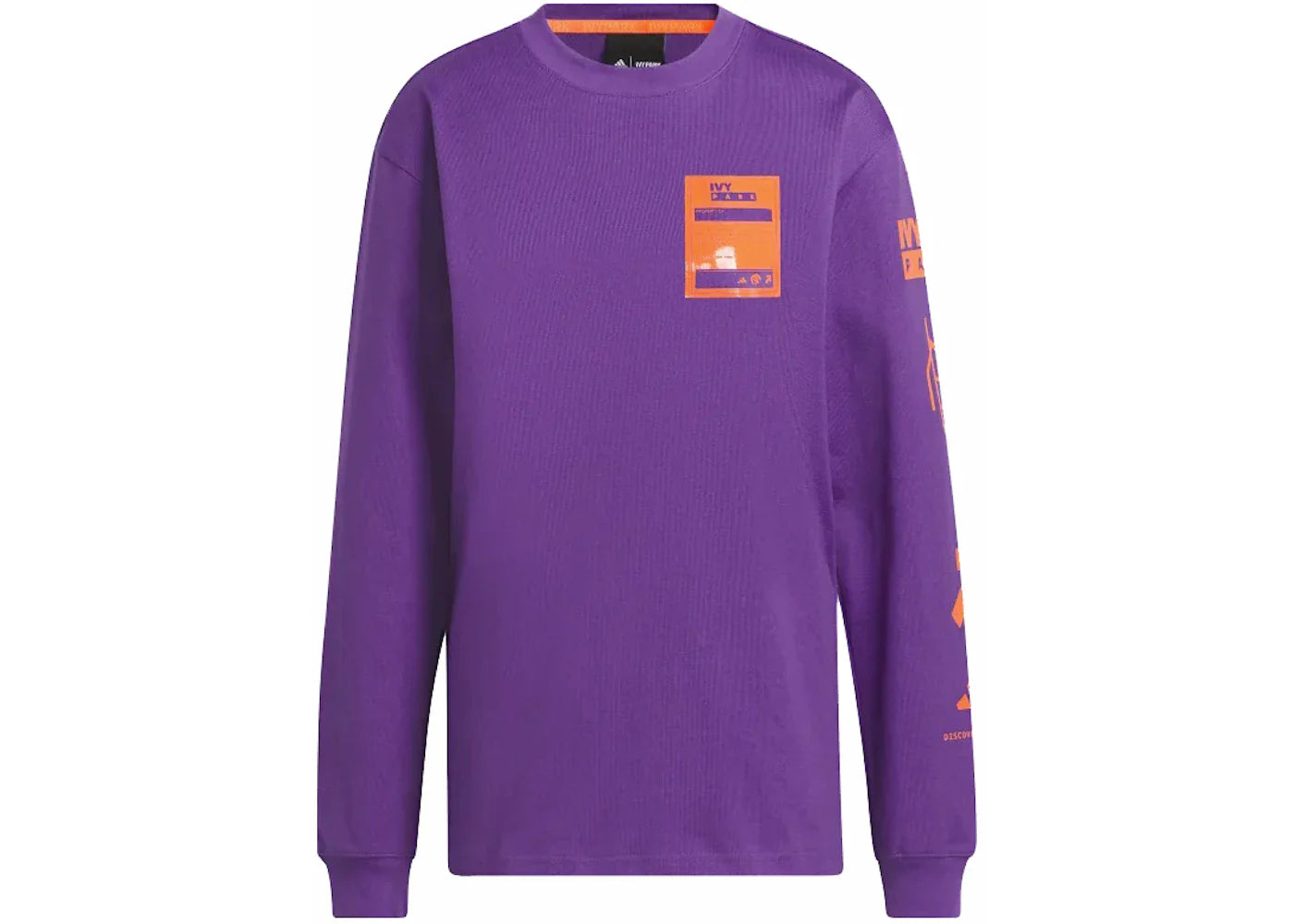 adidas Ivy Park Long Sleeve Graphic Tee (All Gender) Active Purple