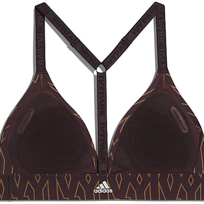 adidas Ivy Park Low-Support Triangle Bra Wild Brown/Night Red