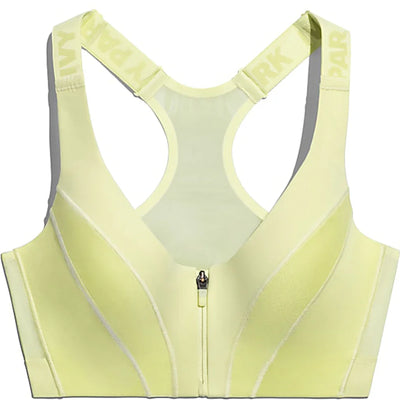adidas Ivy Park Medium Support Zip Bra Yellow Tint