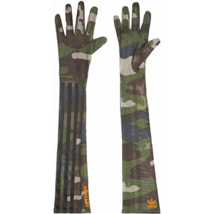 adidas Ivy Park Mesh Gloves Wild Pine/Solar Orange