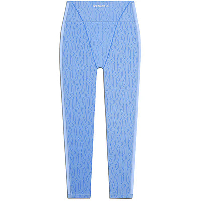 adidas Ivy Park Mesh Monogram Tights (Plus Size) Light Blue/Bright Blue