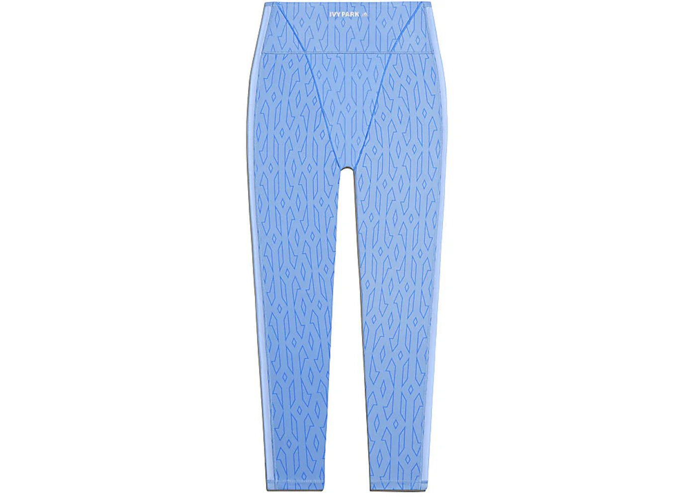 adidas Ivy Park Mesh Monogram Tights (Plus Size) Light Blue/Bright Blue