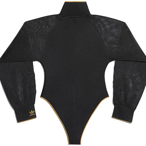 adidas Ivy Park Mesh Sleeve Bodysuit (Plus Size) Black/Mesa