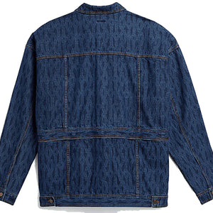 adidas Ivy Park Monogram Denim Denim Track Jacket (All Gender) Dark Denim