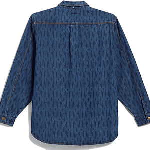 adidas Ivy Park Monogram Denim Shirt (All Gender) Dark Denim