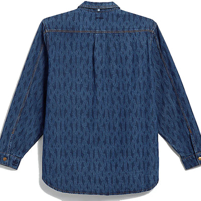adidas Ivy Park Monogram Denim Shirt (All Gender) Dark Denim