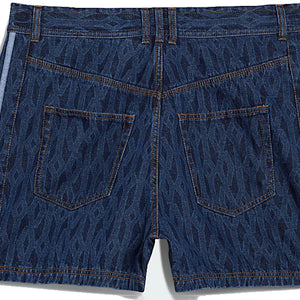 adidas Ivy Park Monogram Denim Shorts (All Gender) Dark Denim