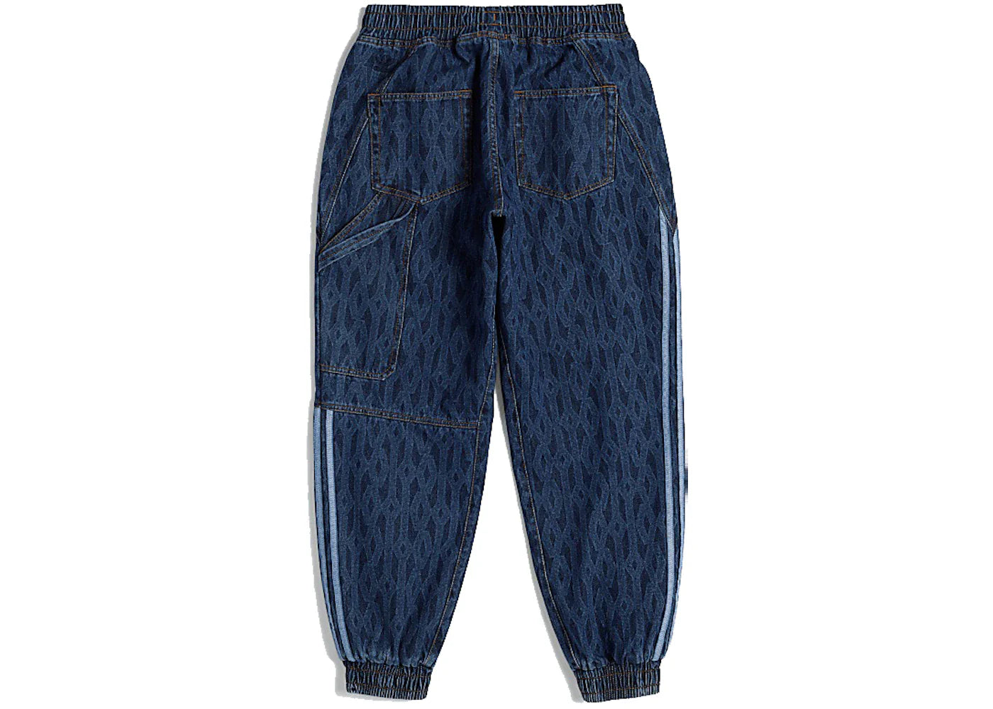 adidas Ivy Park Monogram Denim Track Pants (All Gender) Dark Denim