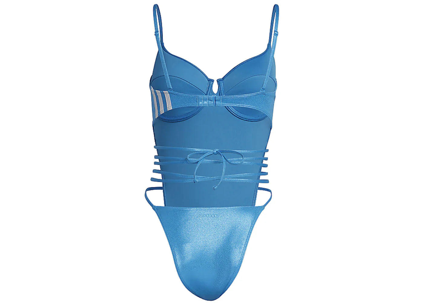 adidas Ivy Park One-Piece Swimsuit Shock Cyan
