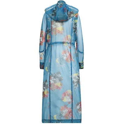 adidas Ivy Park Printed Organza Jacket Crystal AOP/Shock Cyan
