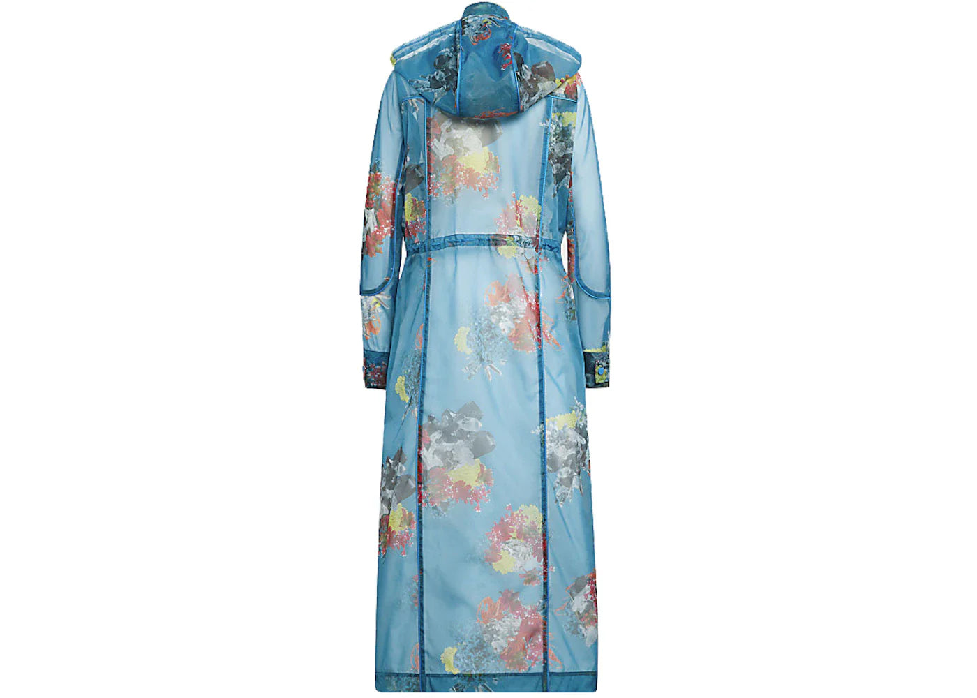 adidas Ivy Park Printed Organza Jacket Crystal AOP/Shock Cyan