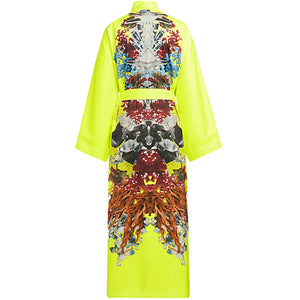 adidas Ivy Park Printed Satin Robe (All Gender) Solar Yellow