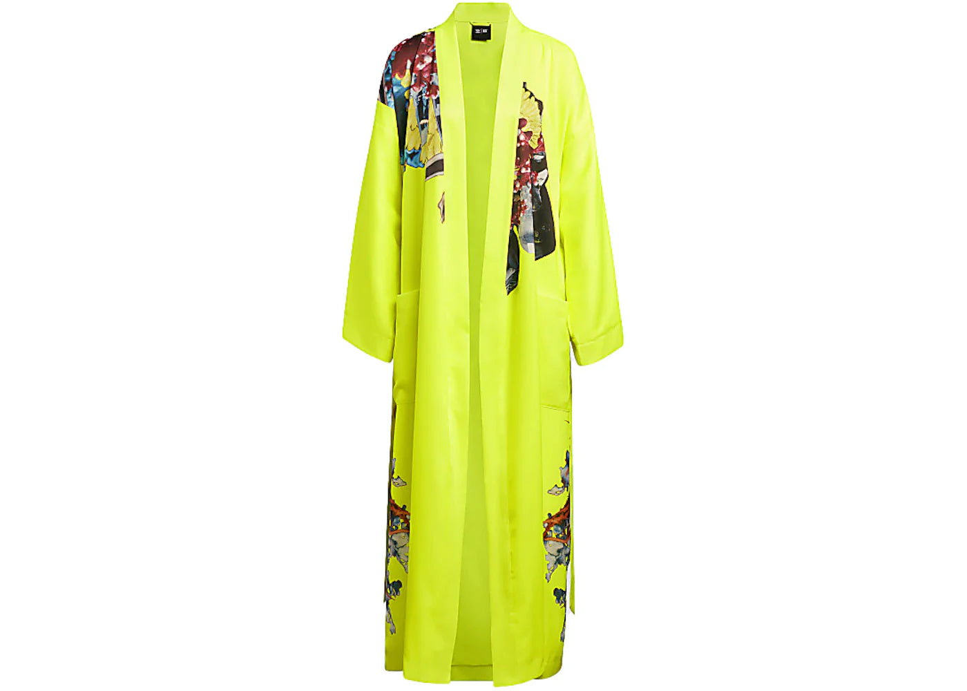 adidas Ivy Park Printed Satin Robe (All Gender) Solar Yellow