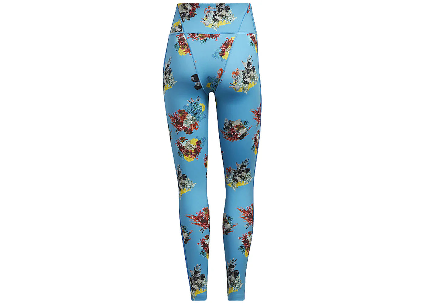 adidas Ivy Park Printed Tights Crystal AOP/Shock Cyan
